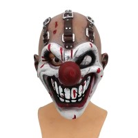 lukavir Scary Clown Halloween Mask – Realistic Creepy Clown Mask for Halloween, Cosplay & Horror-Themed Events